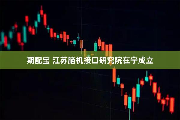 期配宝 江苏脑机接口研究院在宁成立