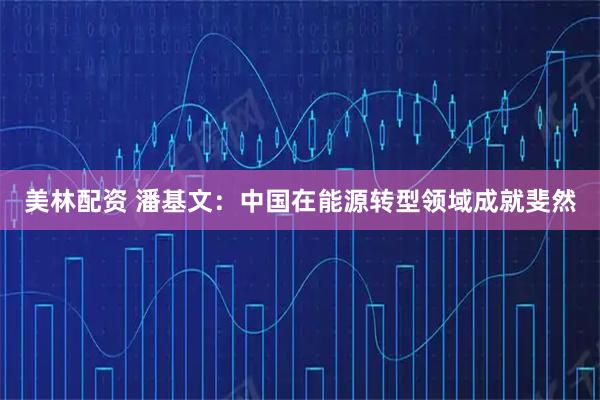 美林配资 潘基文：中国在能源转型领域成就斐然