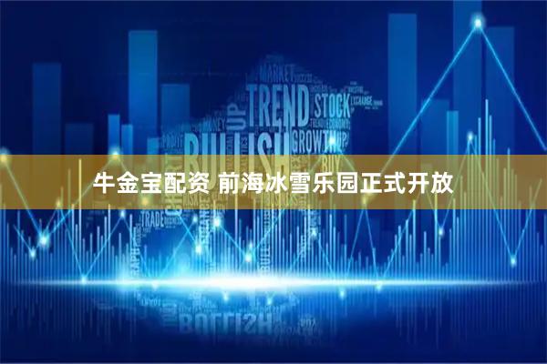 牛金宝配资 前海冰雪乐园正式开放